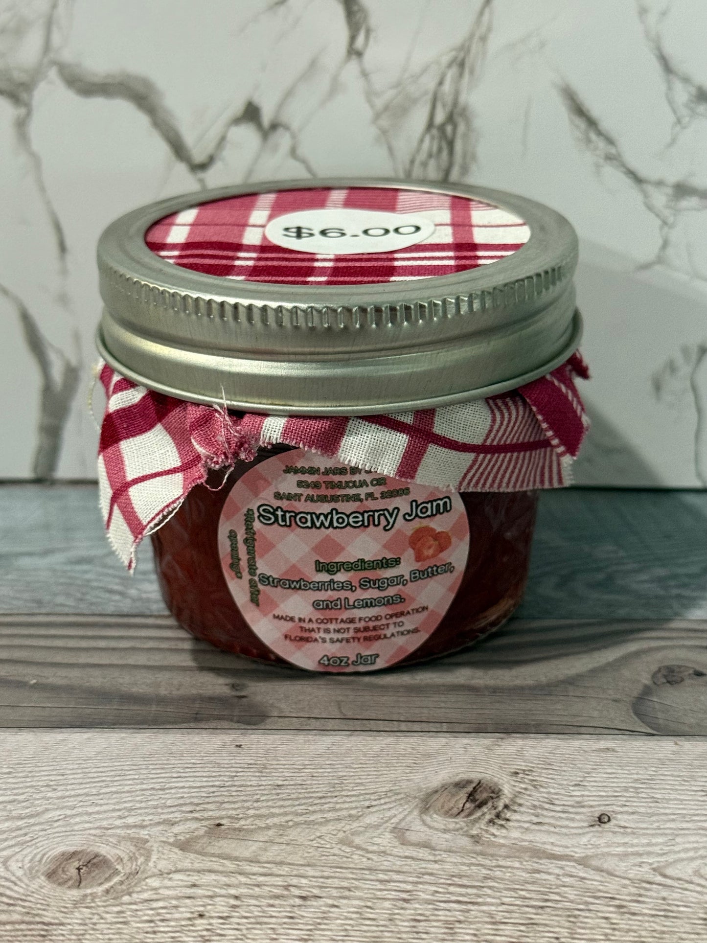 Strawberry Jam- 4oz Jar
