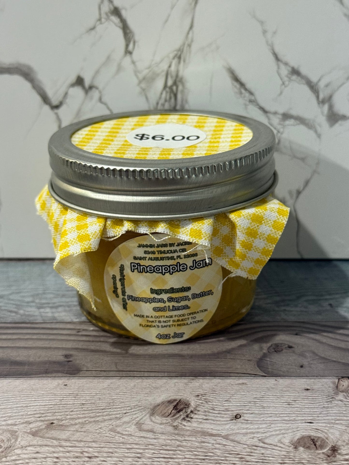 Pineapple Jam- 4oz Jar