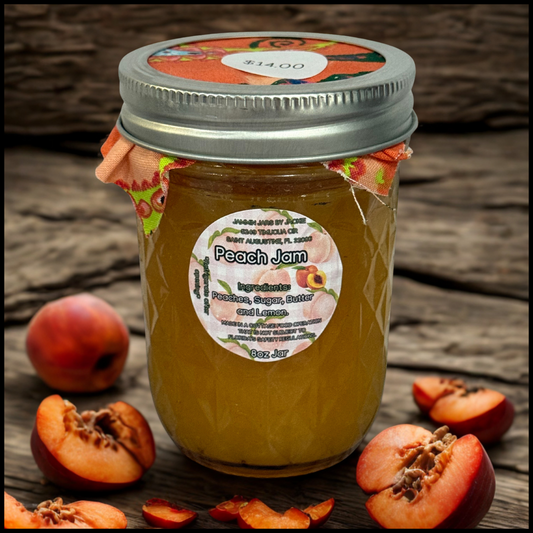 Peach Jam-8oz Jar