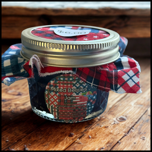 Mixed Berries Jam- 4oz Jar