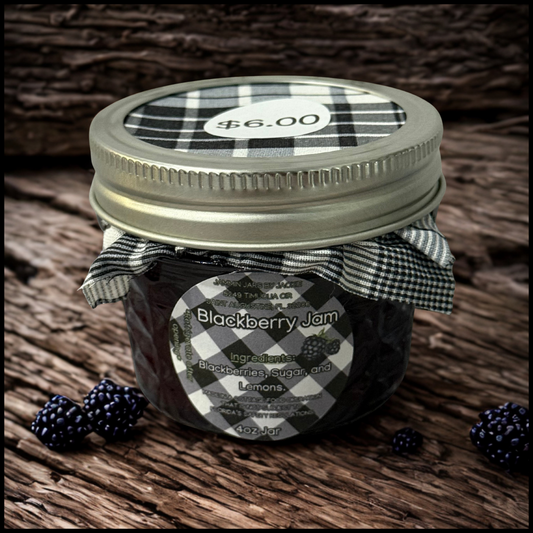 Blackberry Jam- 4oz Jar