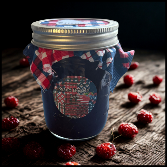 Mixed Berries Jam- 8oz Jar